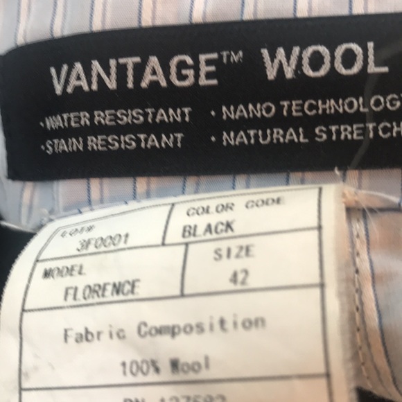 Great Mens slacks. Black. Perfect condition. - Picture 4 of 4